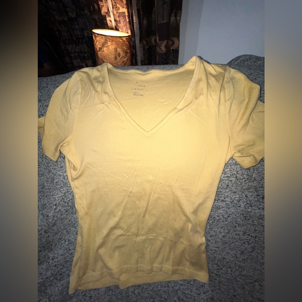A New Day V Neck T Shirt